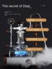 ZK Steam Milk Foam Machine Household Camping Coffee Foam Blender Stainless Steel 3