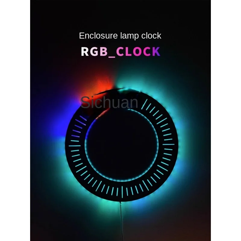 

Creativity Clock Creative Cyberpunk Table with Tech Sense Esports Room Wifi Connected Home Unique Decorative Best Boys Gift