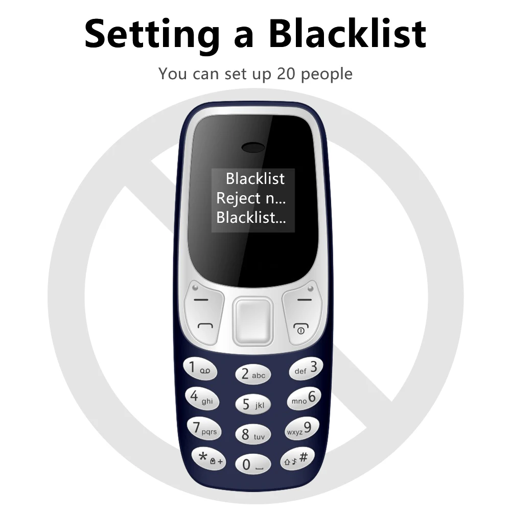 SERVO BM10 Mini Feature Phone Dual SIM Dual Standby Voice Dialing Low Radiation Mp3 Player With Earhook Pocket Cellular Phone 4