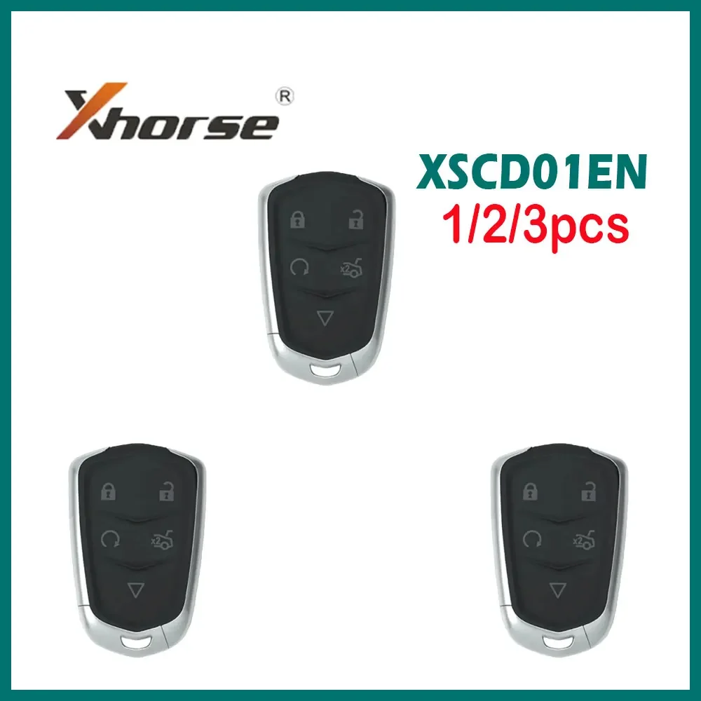 

Универсальный смарт-ключ Xhorse XSCD01EN XM38, 5 кнопок, для ключей VVDI, carkey vdi2, 1/2/3 шт.