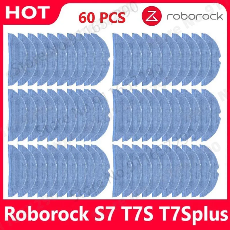 Replacement Kit Accessories Robot Vacuum Cleaner Accessories Roborock S7 S70 S75 S7Max S7MaxV T7s T7s Plus Mop Pad Vacuum Cleaner Robot Mop Rags Parts Cloths Accessories