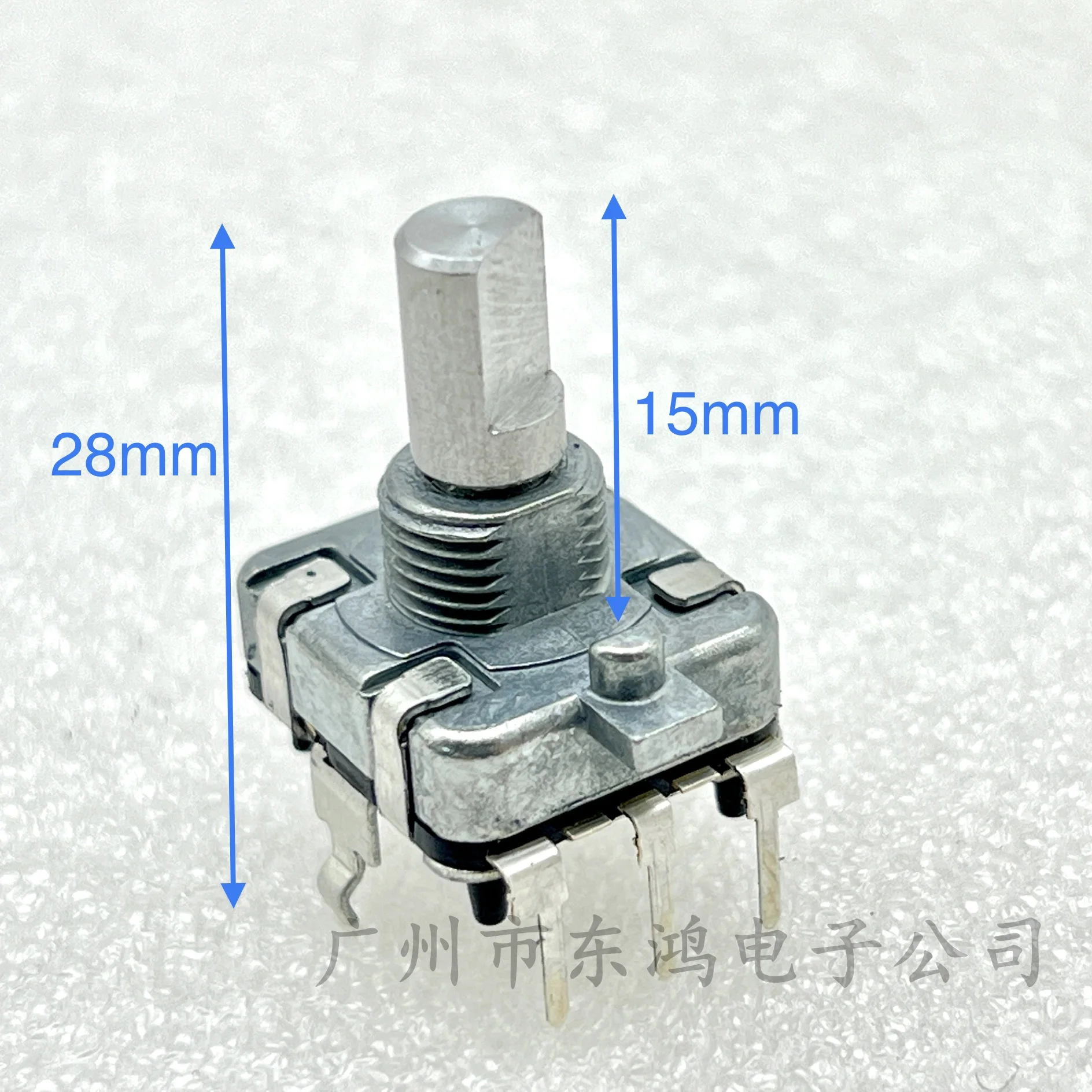 1 PCS Japanese REB16(9X5)PVBS15F EC16 Encoder 1-2-24 24 Positioning Shaft Length 15mm with Switch