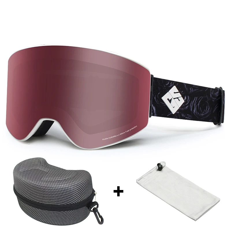 

Winter New Ski Snowboard Glasses Snow Outdoor Men Double Layers Anti-Fog UV400 Women Snowmobile Cycling Skiing Googles