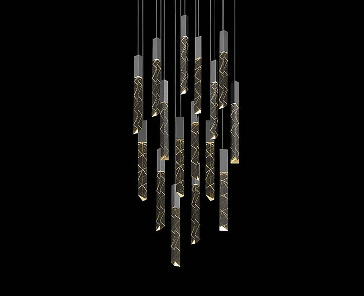 Luzes de Teto para Entrada Cristal Moderna Sala Jantar Nordic Design Regulável Escritório Luzes Corredor Lampe Decoração Jw1017 8 nordic design regulável escritório luzes teto para