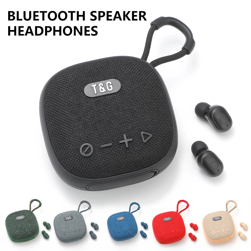 

TG813 Mini Portable Outdoor Wireless Speaker with Bluetooth Earphones HiFi Stereo Subwoofer Sound Box Caixa De Som Bluetooth