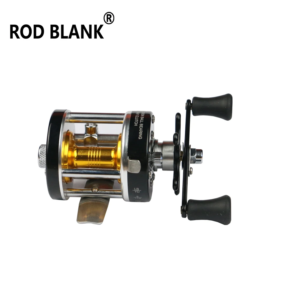 Blank Rod Full Metal Drum Fishing Reel 3.8:1 Gear Ratio Trolling Wheel  Casting Sea Fishing Tool Accessories