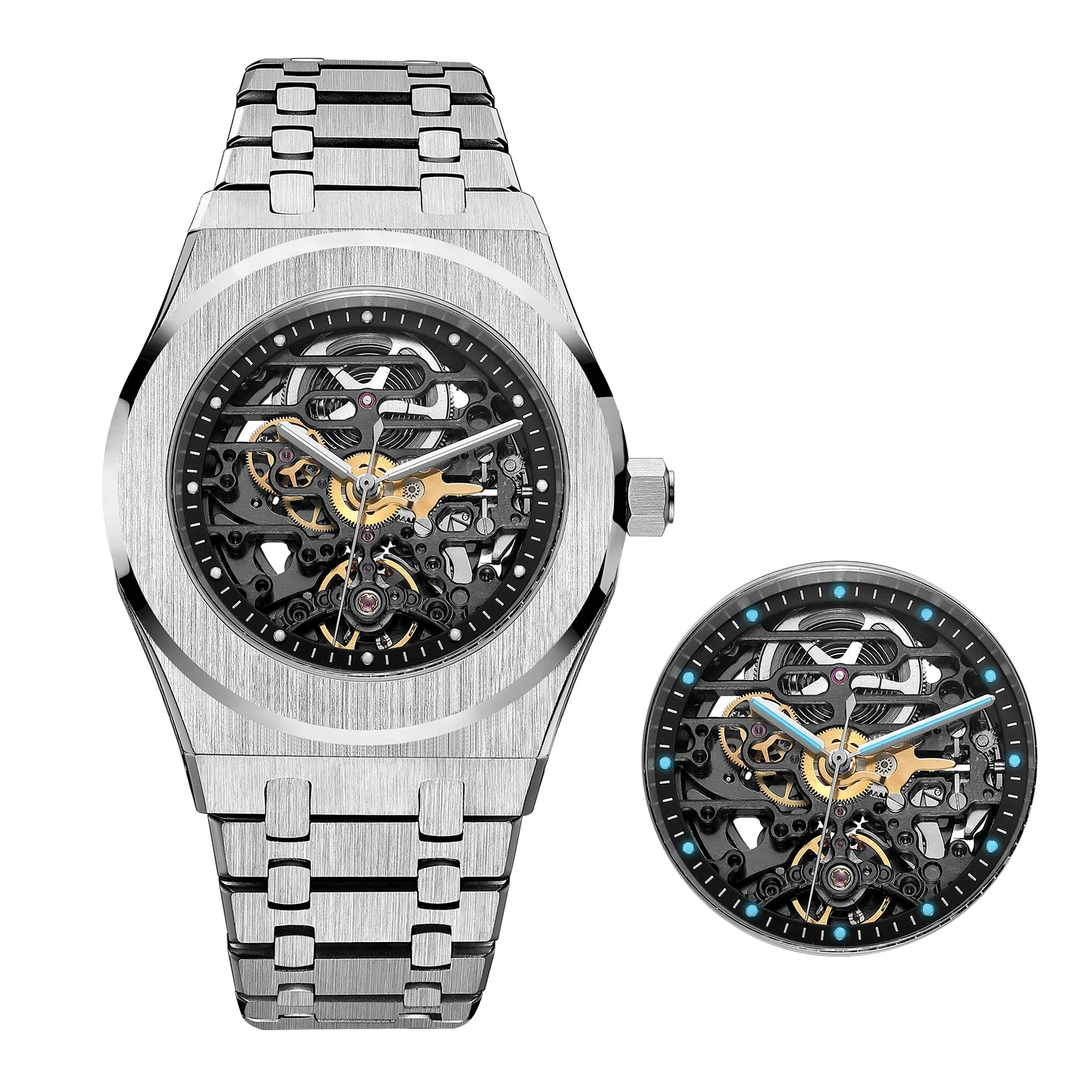 FEICE Automatic Mechanical Luxury Watch Men Top Brand