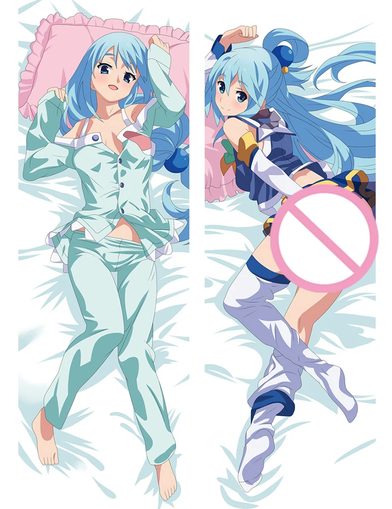 

Konosuba наволочка с аниме милый мультяшный персонаж Moegirl Dakimakura Galgame обнимающая наволочка для тела Aqua постельное белье Наволочка