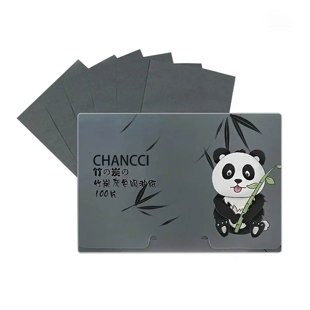 Face oil absorbing paper 100 portable for deep oil control