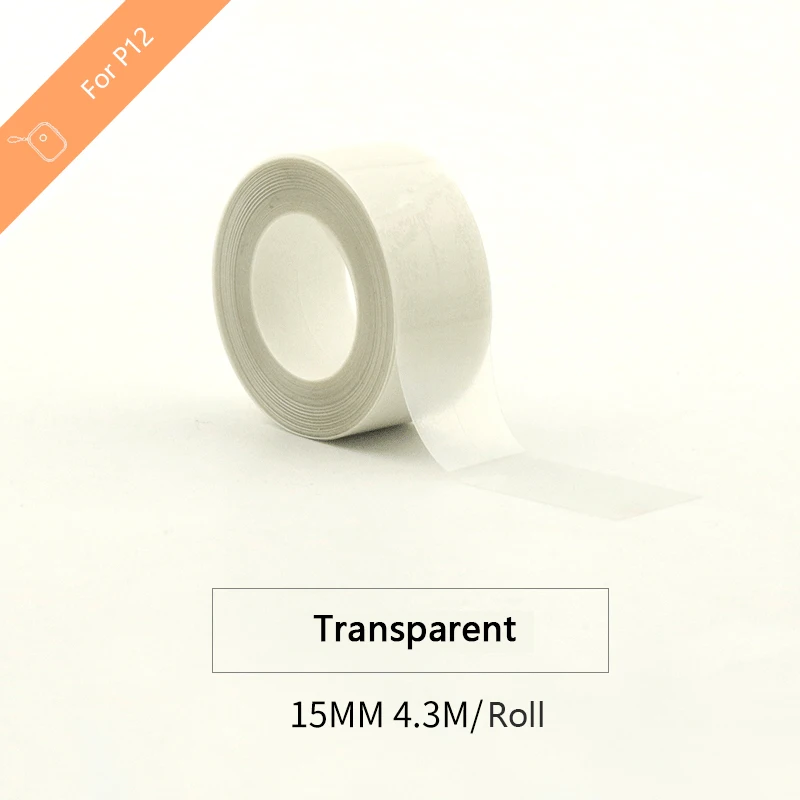 White Transparent Thermal Label Sticker Roll