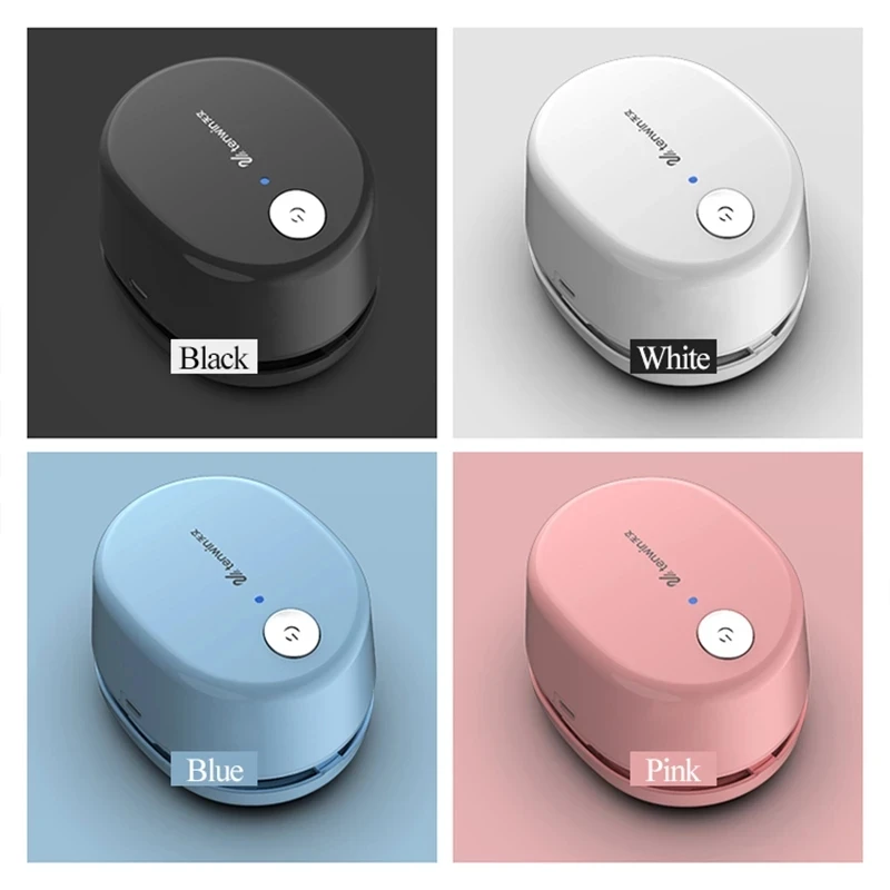 Tenwin Desktop Vacuum Cleaner Mini Small Household Rubber Confetti Cleaner Portable Student Supplies Out Portable Vacuum