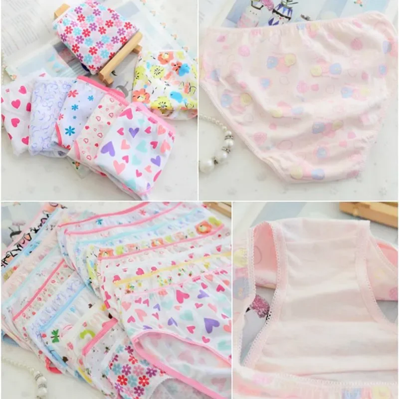 18Pc/Lot Soft Comfortalbe Baby Girls Underear Cotton Panties for Girls Kids Short Briefs