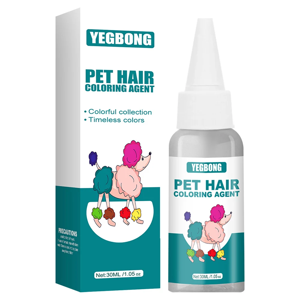 Pet Dyeing Agent Dye Cream Pet Hair Coloring Dyestuffs Dyeing Pigment Pet Accessories For Dog Cat Pet Dyeing Agent