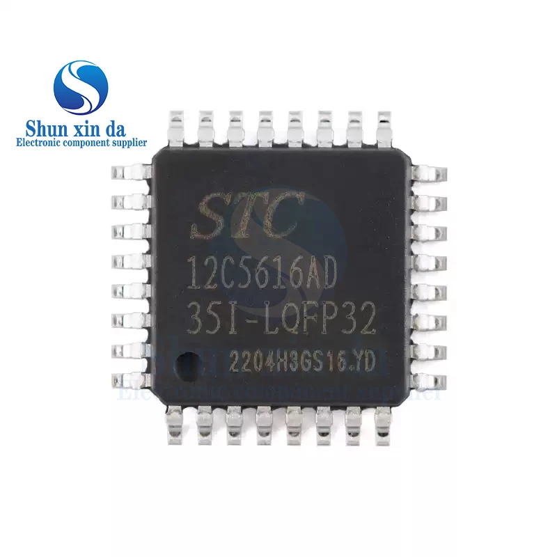 STC STC12C5616AD 12C5616AD STC12C5616AD-35I-LQFP32 1T 8051 Microprocessore Microcontrollore MCU IC Chip Brand New Authentic