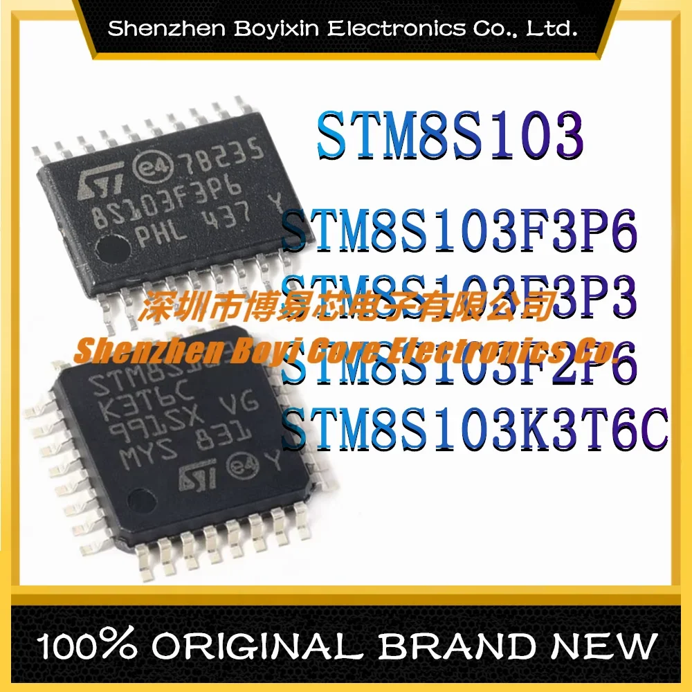 STM8S103F3P6 STM8S103F3P3 STM8S103F2P6 STM8S103K3T6C STM8 16MHz Microcontroller (MCU/MPU/SOC) IC chip