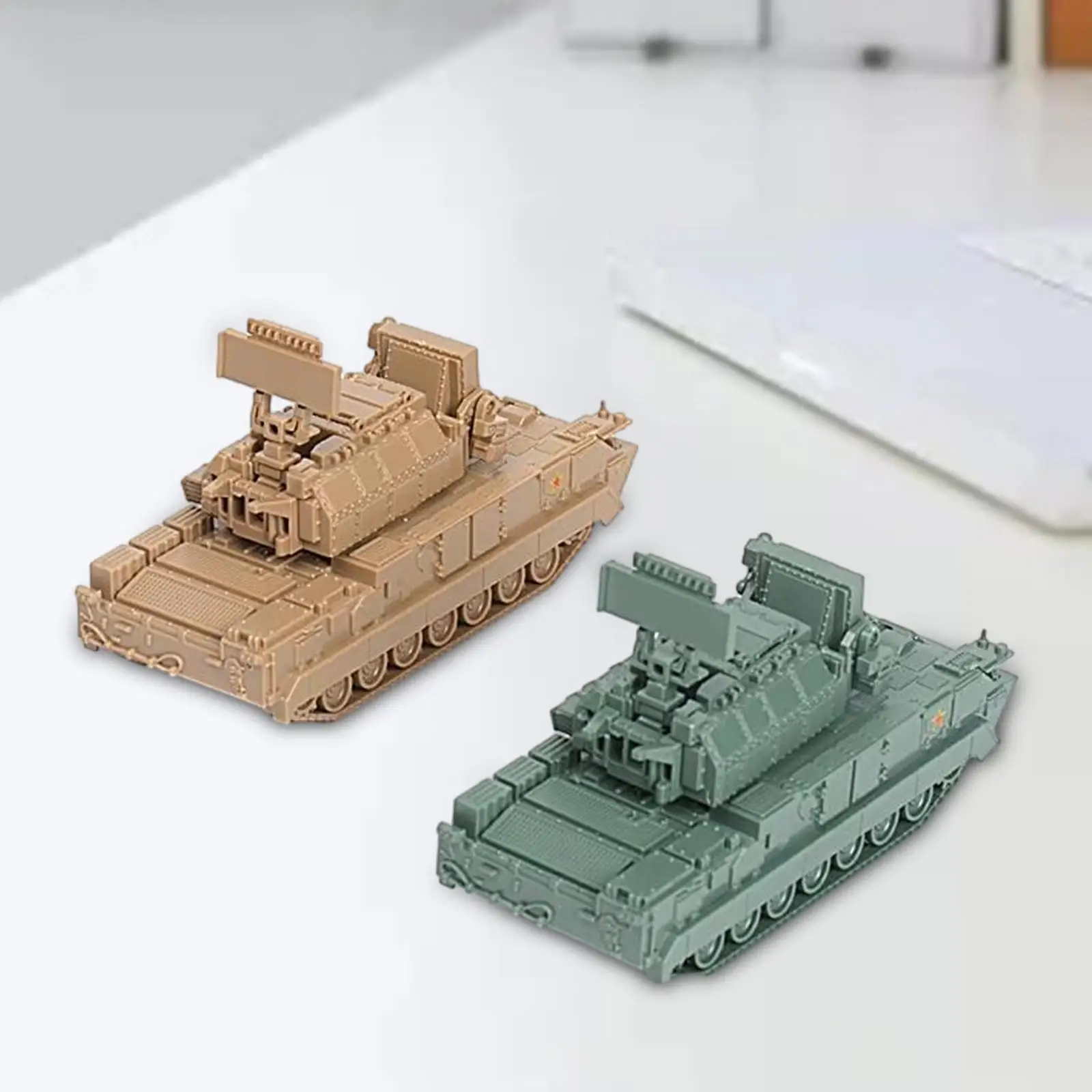 1/72 Vehicle Model Kits Tabletop Decor Simulation 4D Assemble Tank for Home Collection Party Favors Adults Children Boys