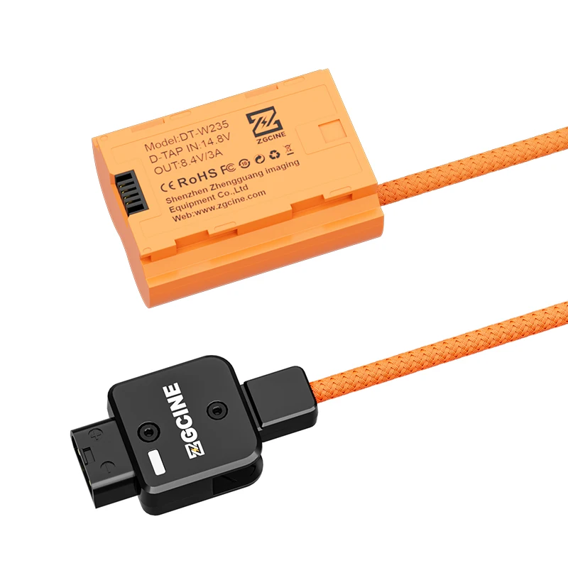 ZGCINE D-TAP to EL15 EL25 W126 W235 LPE17 BLK22 Dummy Battery Cable for Nikon Ca
