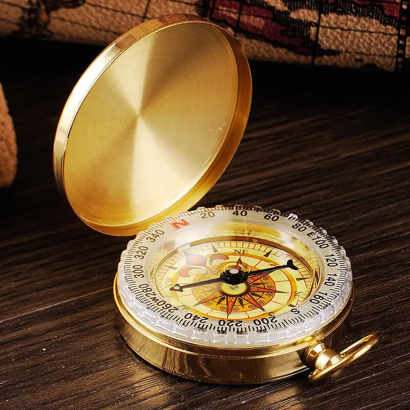 Pocket Compass,Portable Pocket Watch Compass,Classic Pocket