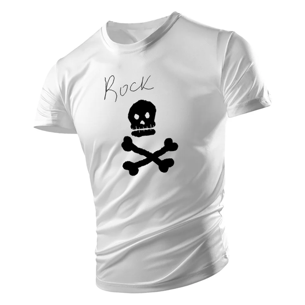 

Футболка мужская из дышащего материала, Модный Легкий Повседневный Топ оверсайз с коротким рукавом, с принтом 2d анимации, на все сезоны