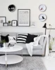 Black and White Bird Creative Wall Ceramic Hanging Plate Wall Decorative Dish Home Decor Crafts Hanging Room Decoration 4