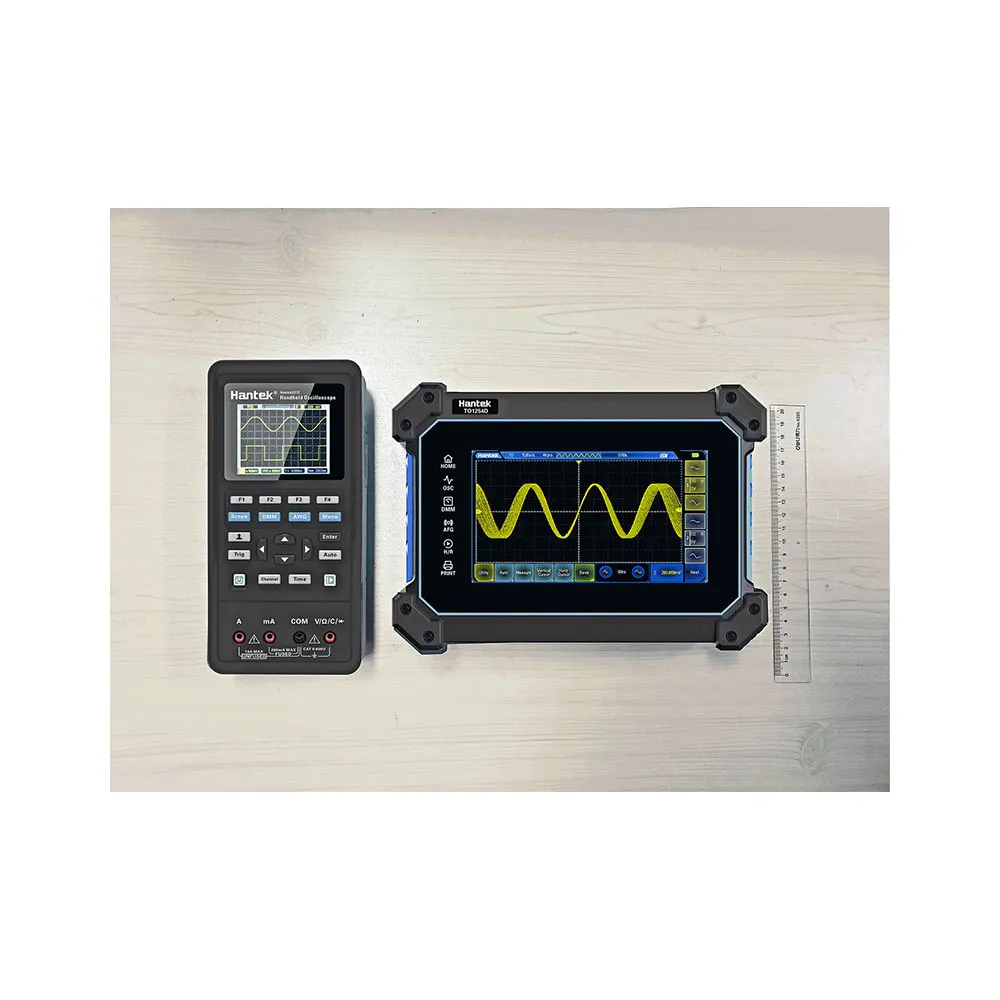 digital oscilloscope Hantek TO1254D TO1204D TO1154D Touch Screen Digital Oscilloscope 4 Channels USB Oscilloscopes Signal Source Multimeter Tester