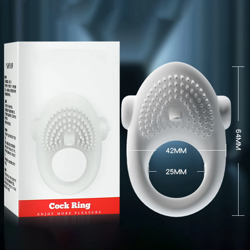 Wireless Remote Control Penis Ring For Men With Delay Function_voghion.com