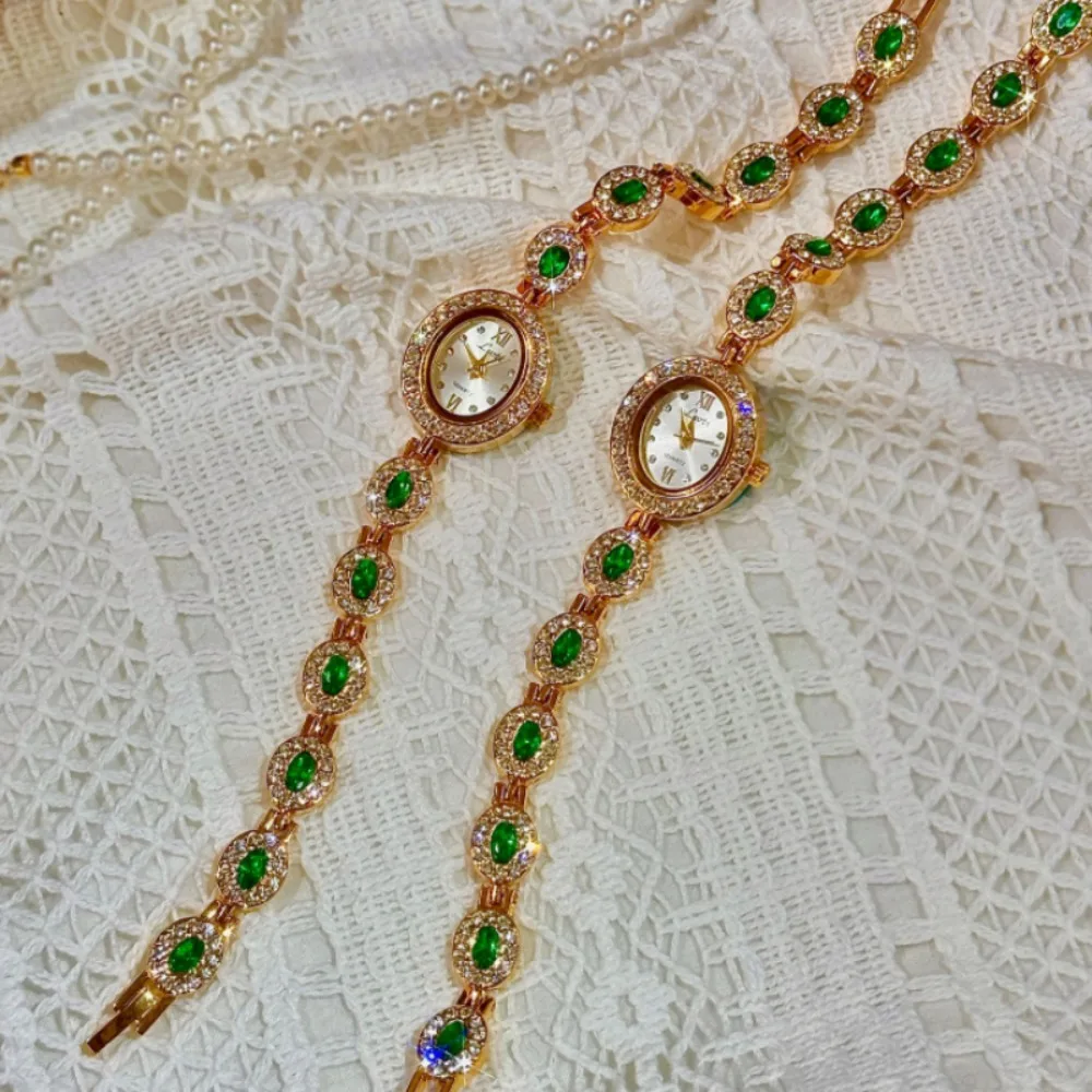 Gold Women Bracelet Watches Top Brand Luxury Rhinestone Ladies Wrist Quartz Watches Elegant Dress Female Clock Relogio Feminino