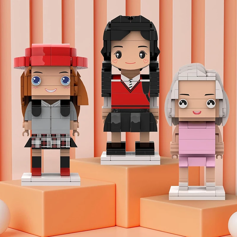 brick figures personalized Figure Building Block Sets customize the mini version of you Unique gifts for Birthday Anniver building block toys building block toy building block kits