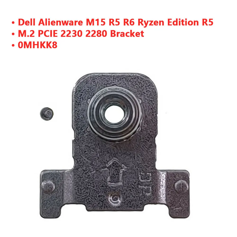 デルalienwareのM15 R5 R6 R7 ryzen版R5ラップトップM.2 2230 2280 ssdハードドライブ取付ブラケットヒートシンクMHKK8 FJ75H 26X1Y