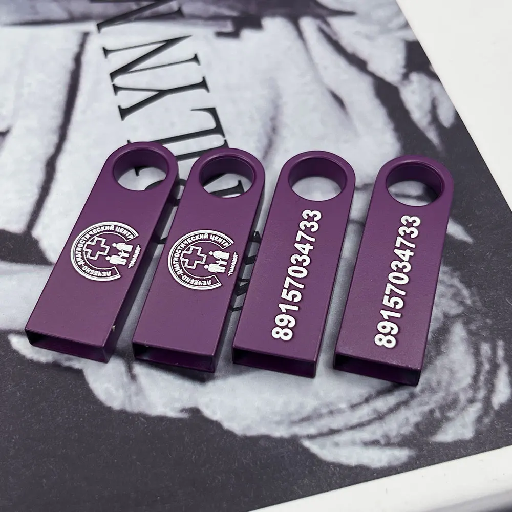 10/50/100 Pcs/lot Free Logo metal USB Flash Drive 64GB 32GB 8GB 4GB memory Flash USB Stick pen drive 128mb 512mb PenDrive 2.0