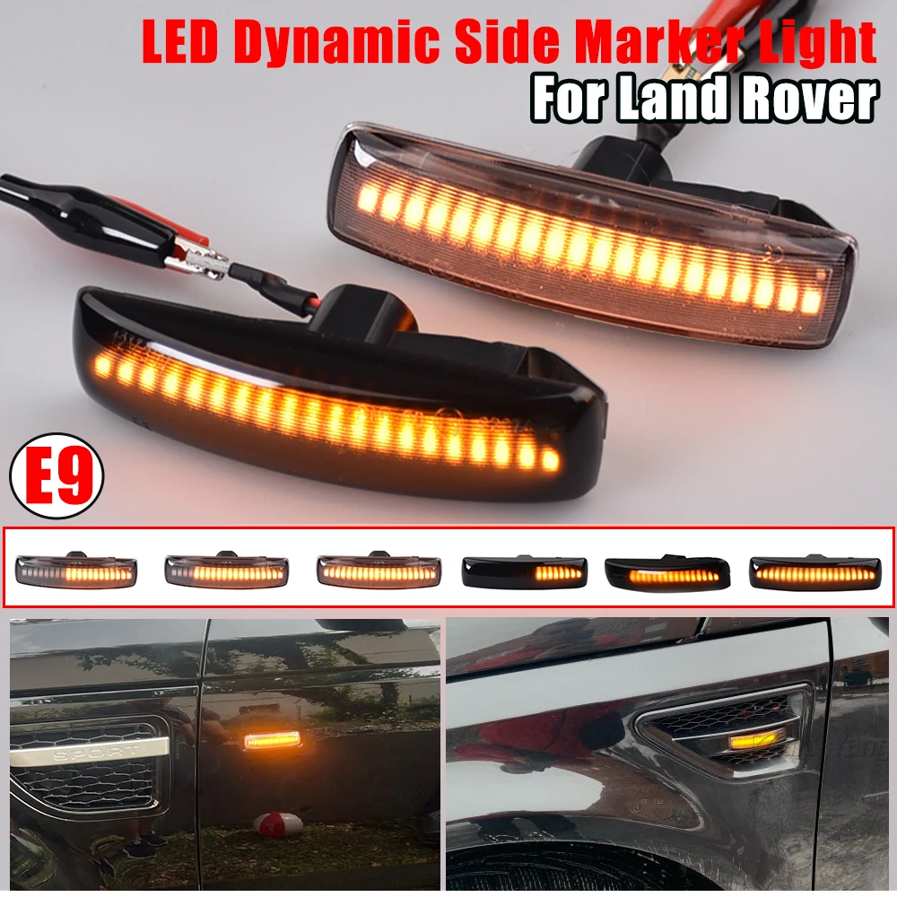 Per Land Rover Range Rover L322 2003 2004 2005 Auto Faro Anteriore Luce D'angolo Indicatore di Direzione Laterale Della Lampada Indicatore Luce Parti  34
