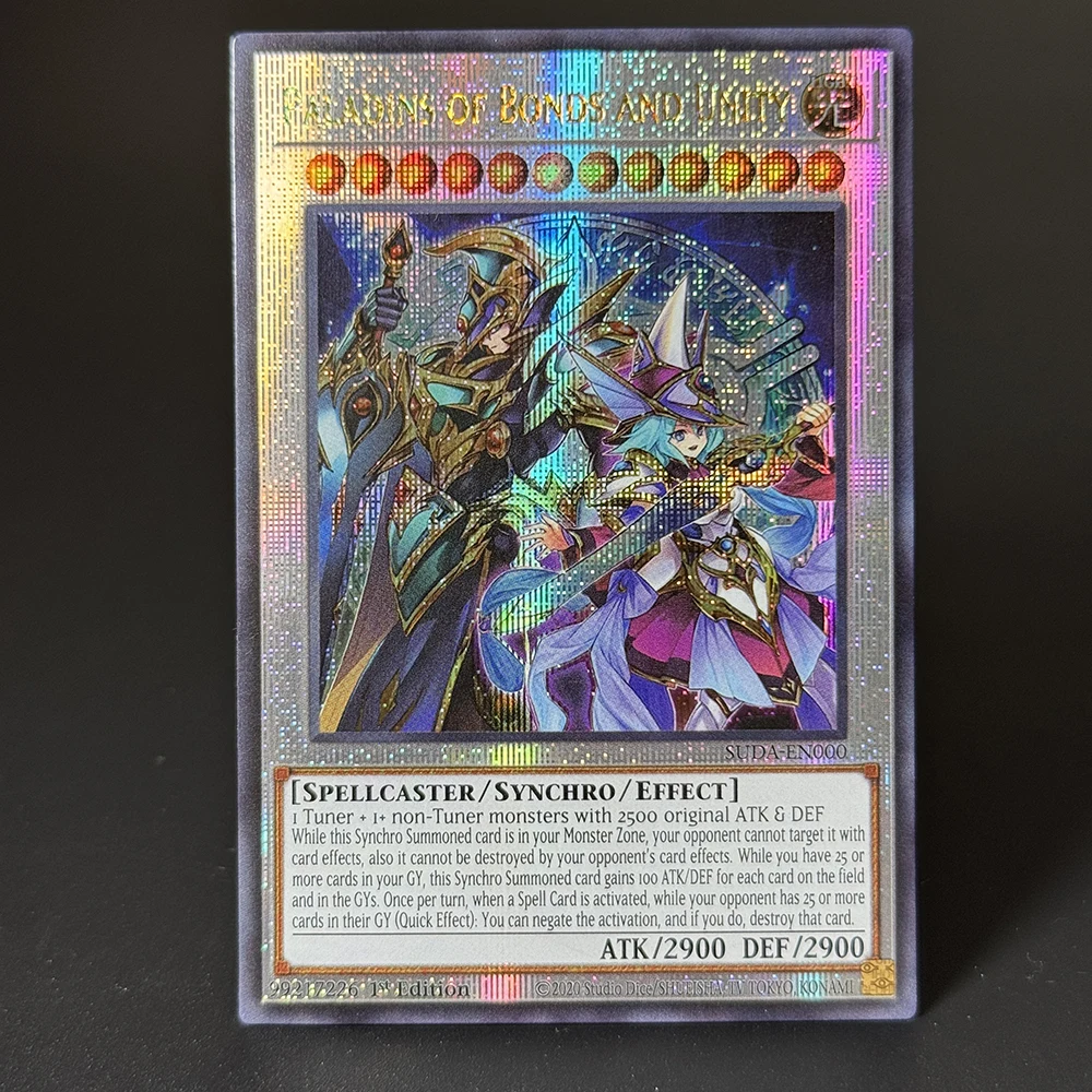The Power of Unity in Dueling: Why the Yu-Gi-Oh! FOIL Card Supreme  Darkness  QCScR Paladins of Bonds and Unity Is My Most Valuable Playable  Treasure