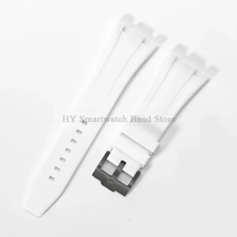 Rubber Waterproof Wristband with Metal Buckle