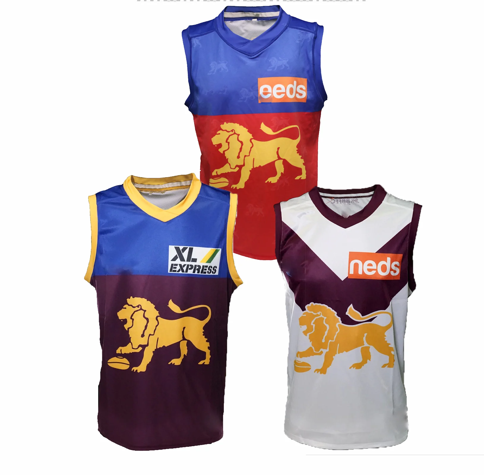 2021 Brisbane Lions Men's Home/Away/Clash Guernsey Rugby Jersey Sport Shirt  S-3XL - AliExpress