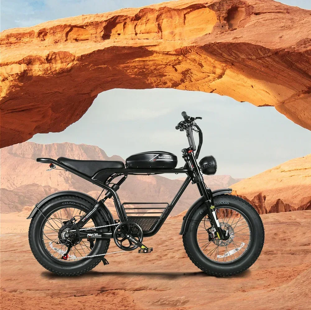 Ebike M20 1000W 48V16AH Mountain Moped Ebike 20"*4.0 Fat Tire Mens Road EBike For Adult E Bike