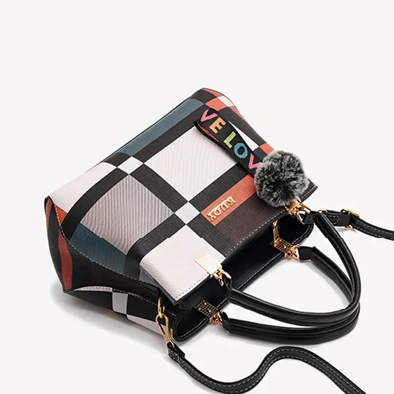 Shoulder Handbag Women Stitching Messenger Bags Shoulder Bag