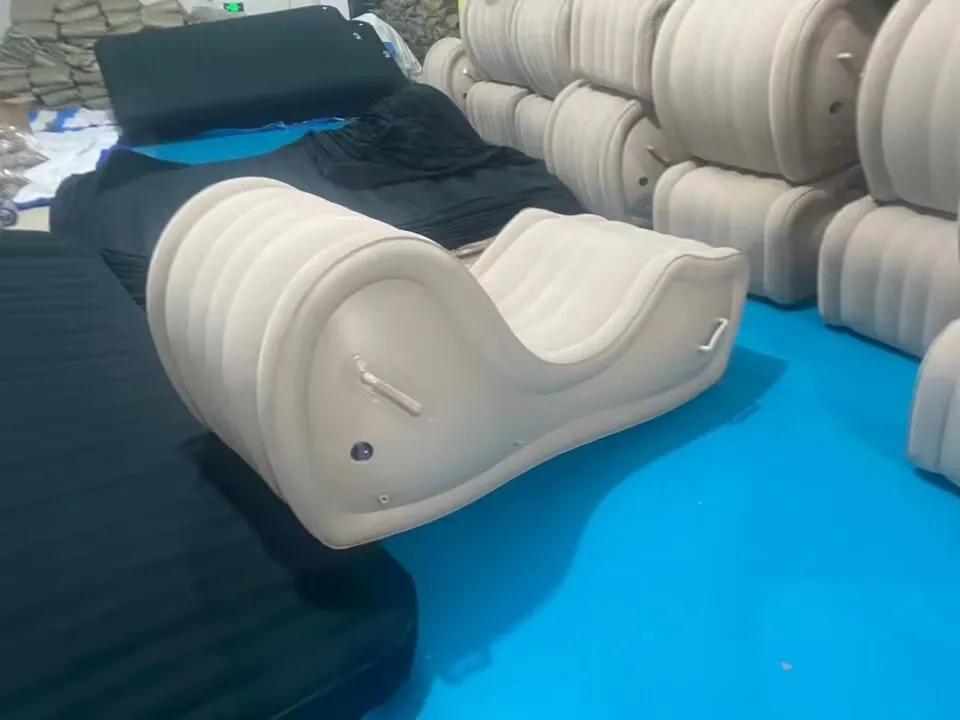 Modern Inflatable Large Sofa Beds With Arm For Travel Folding Hotel Sofa Lounge Chair Outdoor Garden Furniture