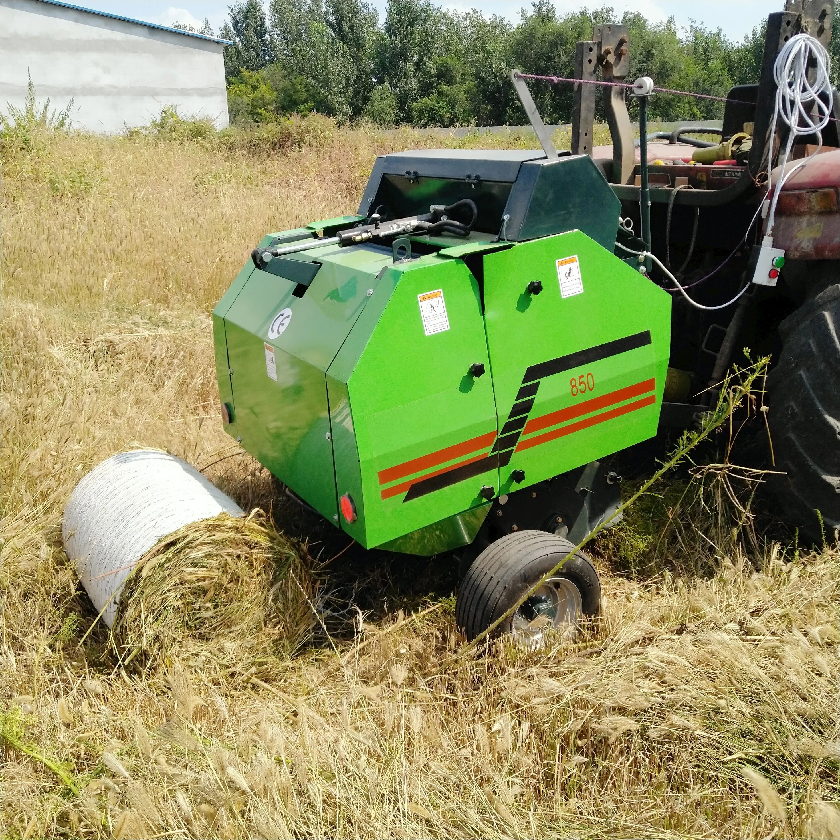 Agriculture Machinery Customized Mini Round Baler Hay Straw Round Net Baler Mrb0850 Mini Round Hay Balers Ladder Scaffolding Parts Aliexpress