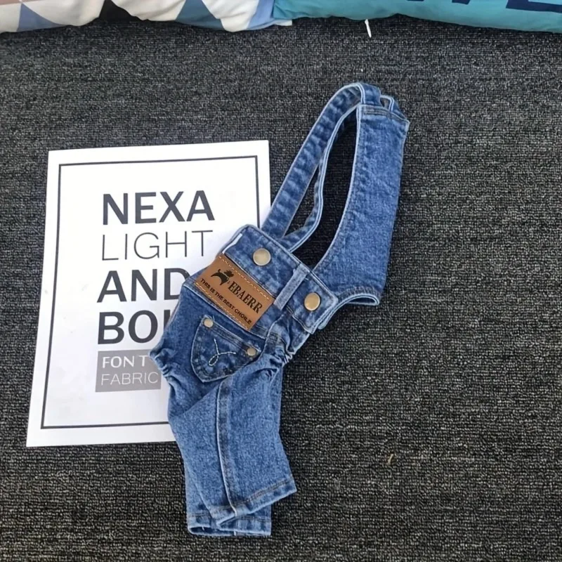 Title 3, Denim Dog Clothes Jeans Pet Dogs Clothing For S...