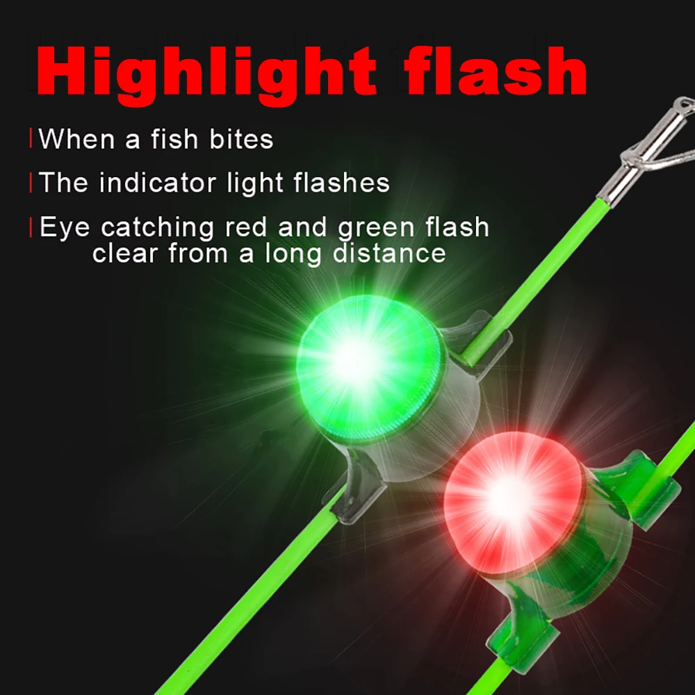 Description Picture 2 of itemLED Night Fishing Alarm Light Fishing Bite Accessories LED Light Smart Reminder Bite Alarm Night Indicator Fishing Tool
