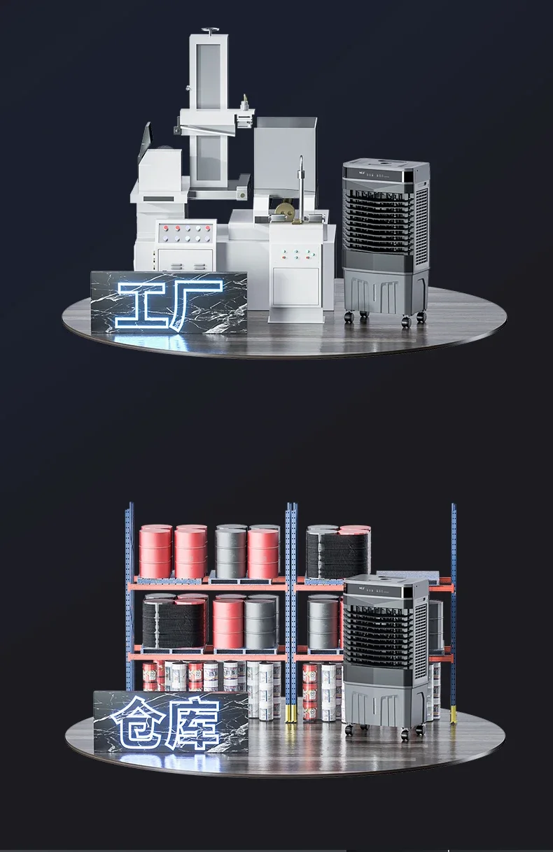 S565261d2bc0e4c6c9a76cb036d37132eu Industrial Air Conditioning Fan Air Cooler Household Refrigeration Small Air Conditioner Plus Water Cooling Electric Fan Mallzona