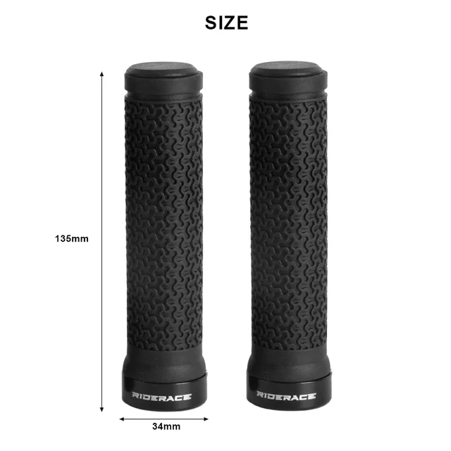 Bicycle Handle Bar Grips MTB Mountain Bike Soft Single-sided Locking Handlebar Cover Plug Rubber Non-slip Cycling Accessories 6
