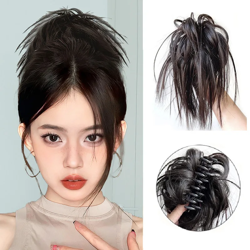

2023 New Chicken Nest Hairstyling Maker Hair Claw For Women Sweet Hair Decorate High Ponytail Headband Fashion Hair Accessories