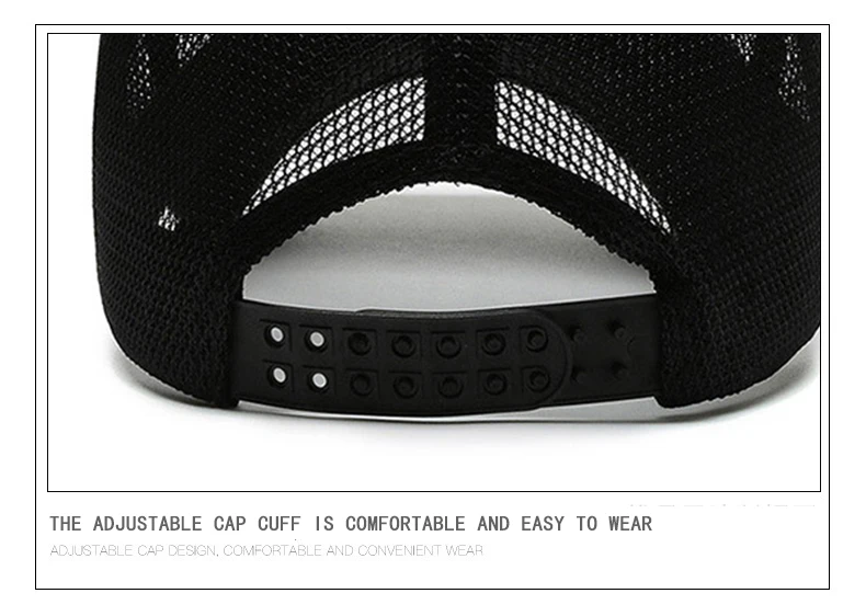 Summer Hats For Men And Women Mesh Baseball Caps Fashion Embroidered Visor Hat Outdoor Embroidered Letter Sun Protection Hat