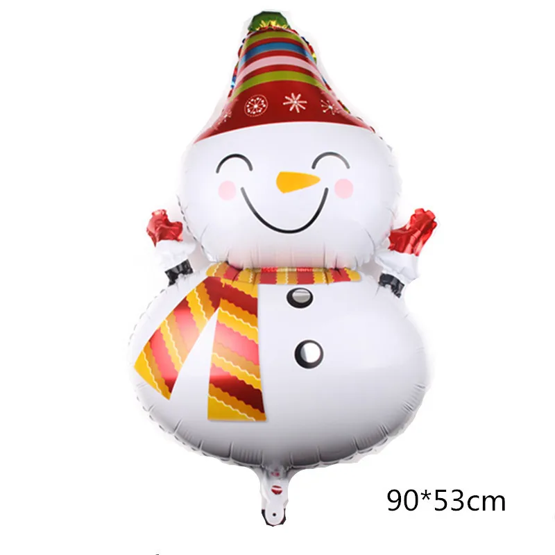 thumbnail image 1 of Globos navideños inflables 2025 de pie, Papá Noel, muñeco de nieve, juego de globos de papel de aluminio, suministros de decoración, decoración de Año Nuevo, 1 of 5