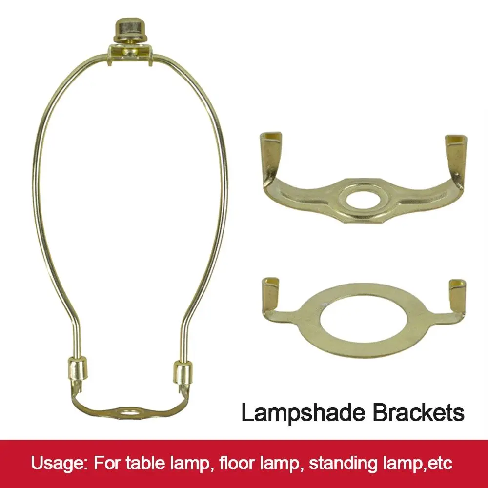 Iron Lamp Harp Holder Kits 8 Inch Lighting Accessories Lampshade Brackets Detachable DIY Lamp Frame