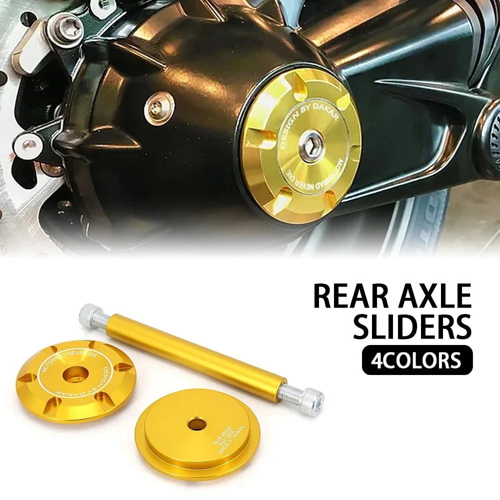 

New R9T Rear Refit Wheel Fork Axle Cap Crash Pads Slider Protector For BMW RnineT Scramble RNINET Racer R NINET Pure Urban G S