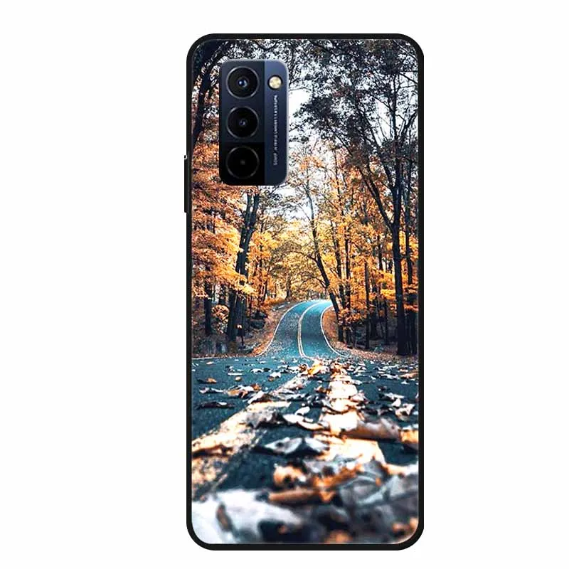 Shockproof Silicone TPU Painted Back Cover - Full Protective Case