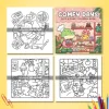 COMFY DAYS Bold-easy Patterns Coloring Book for Adults Horror Drawing Book Perfect Gift for Party and Birthday 4