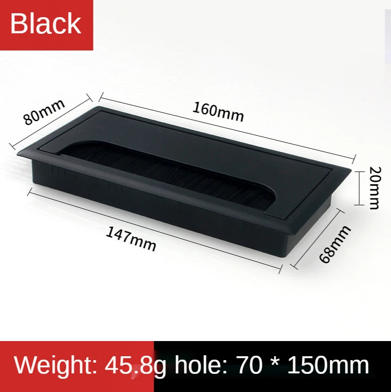 80x160mm black